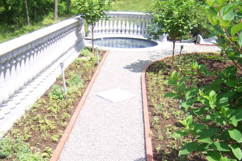 Landscape Overlooking Pool Dewane Landscape and Design